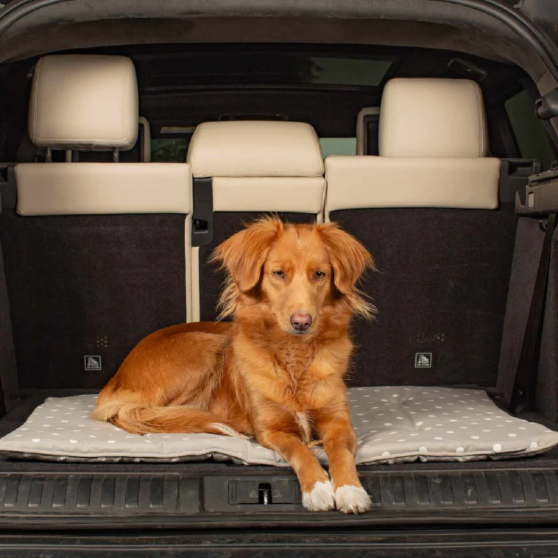 Travel Mat in Grey Spot by Lords & Labradors