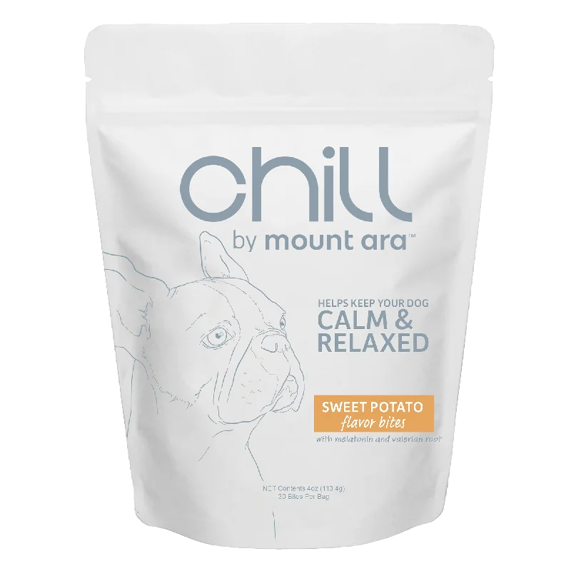 Mount Ara CHILL Sweet Potato Recipe Calming Treats For Dogs, 4oz