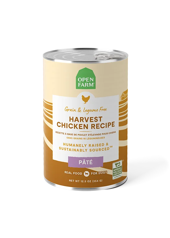 Open Farm Grain Free Harvest Chicken Pate Wet Dog Food