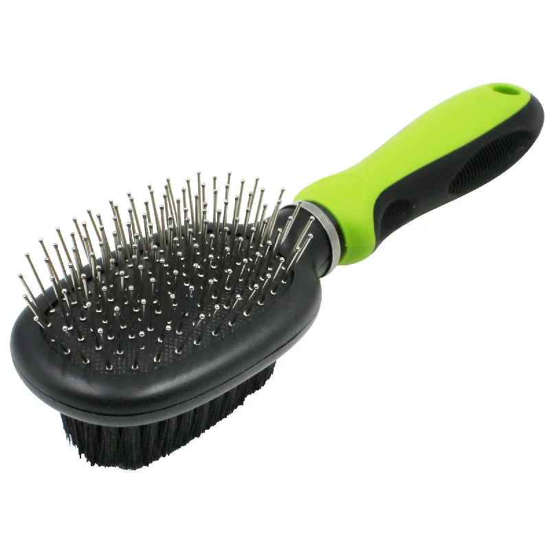 Pet Life® Flex Series Pin & Bristle Brush