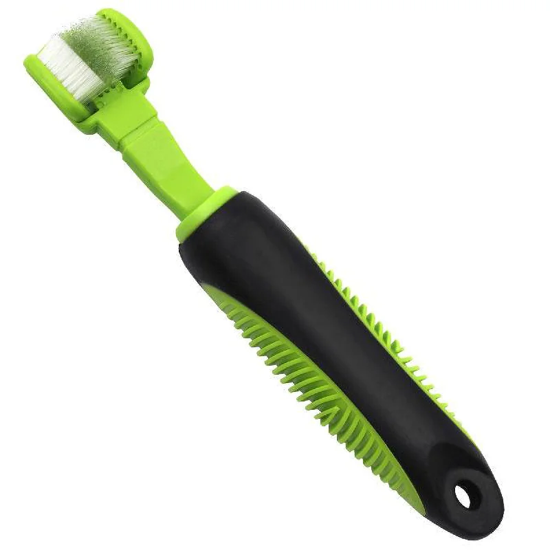 Pet Life® Green Denta-Clean Toothbrush