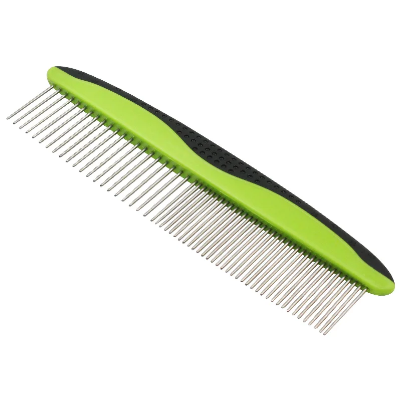 Pet Life® Grip Ease Grooming Pet Comb