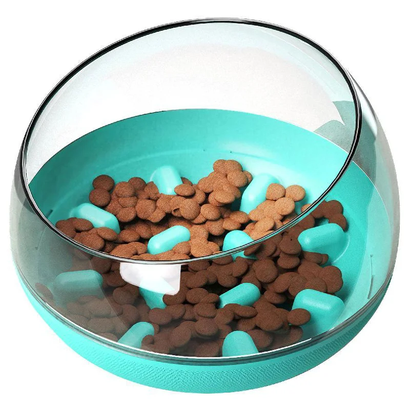 Pet Life® Tumbowl Slow Feeding Pet Bowl