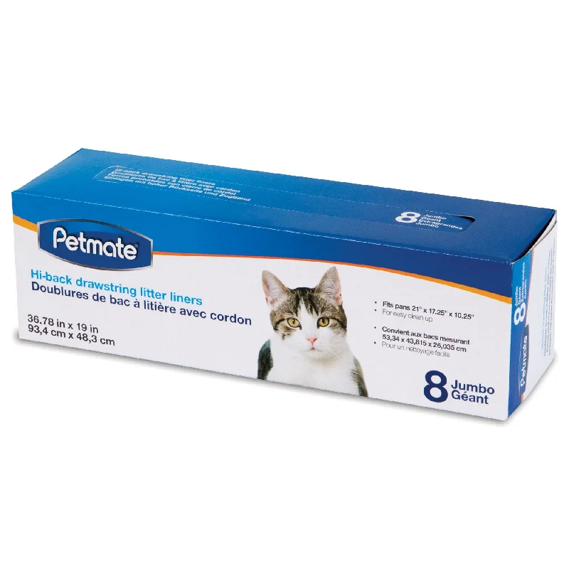 Petmate Drawstring Hi-Back Litter Box Liners