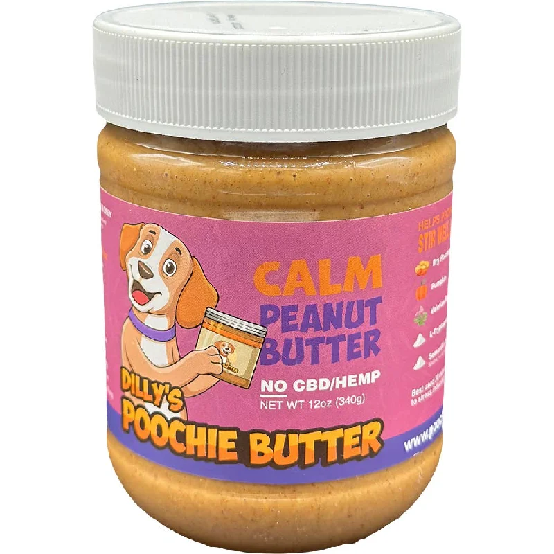 Poochie Butter - Calming Peanut Butter Jar (No CBD)