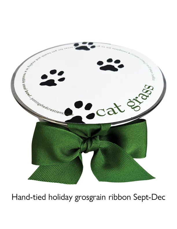 Potting Shed Creations, Ltd. - Pet Bowl | Cat Grass | NEW Christmas Gift idea