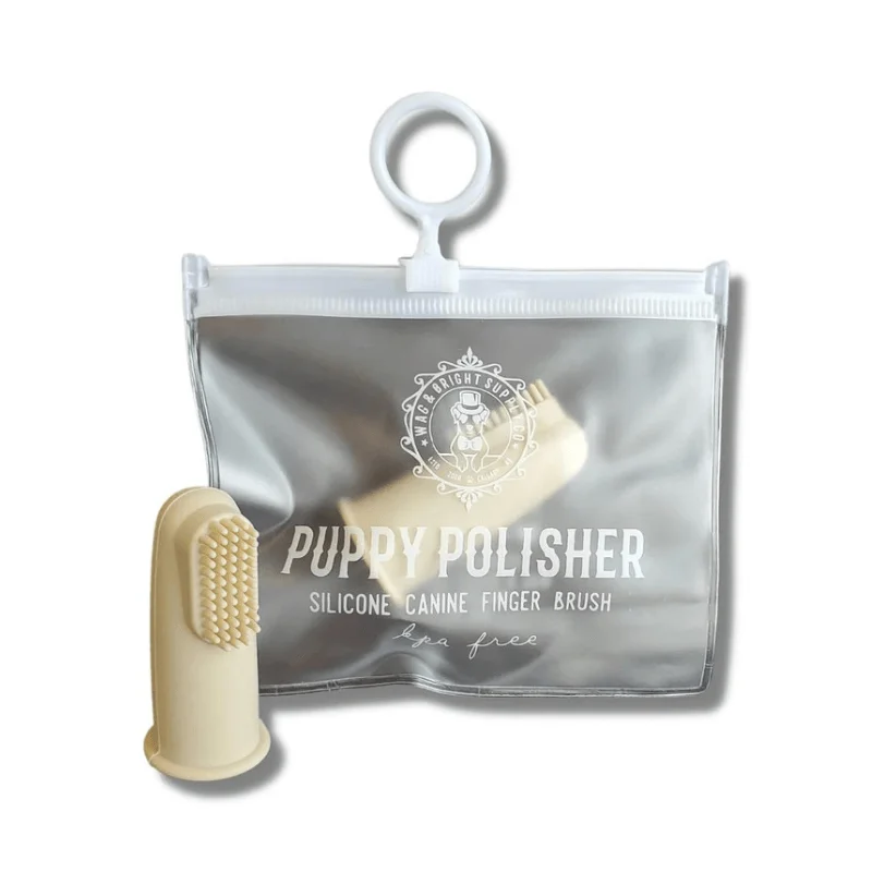 Puppy Polisher Silicone BPA Free Finger Brush