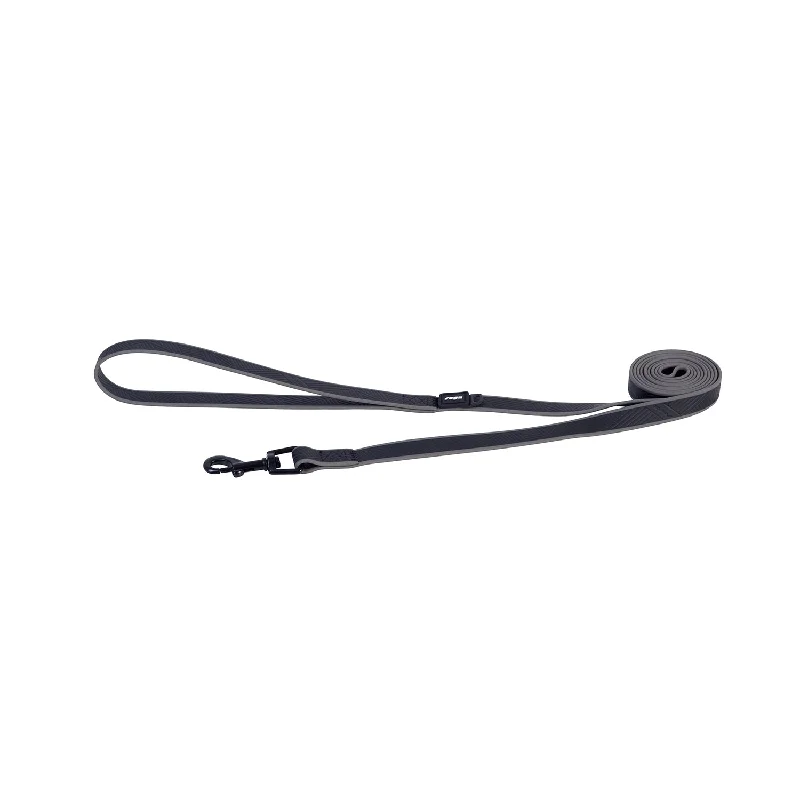 Rogz Classic Amphibian Black Dog Lead Medium