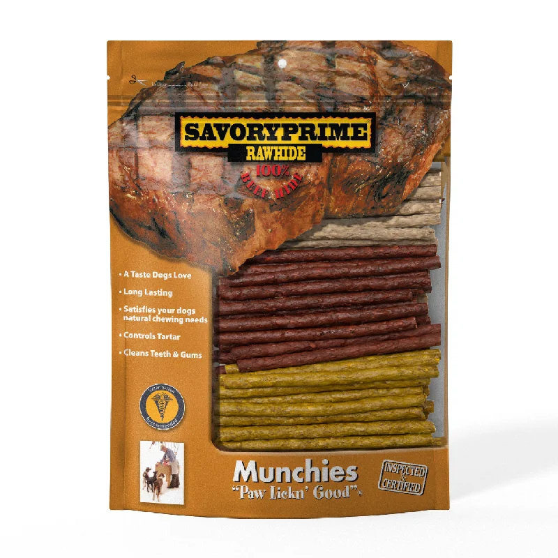 Savory Prime 5" Chicken, Beef, and Natural Munchies Sticks for Dogs - 100 pk