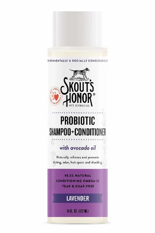 Skout's Honor Probiotic Lavender Shampoo + Conditioner