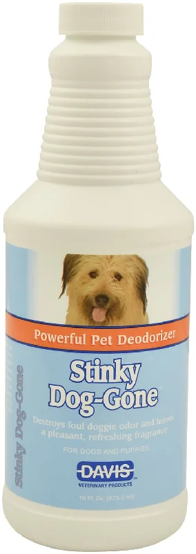 Davis Stinky Dog-Gone (Powerful Pet Deodorizer) Spray, 16 oz with Sprayer