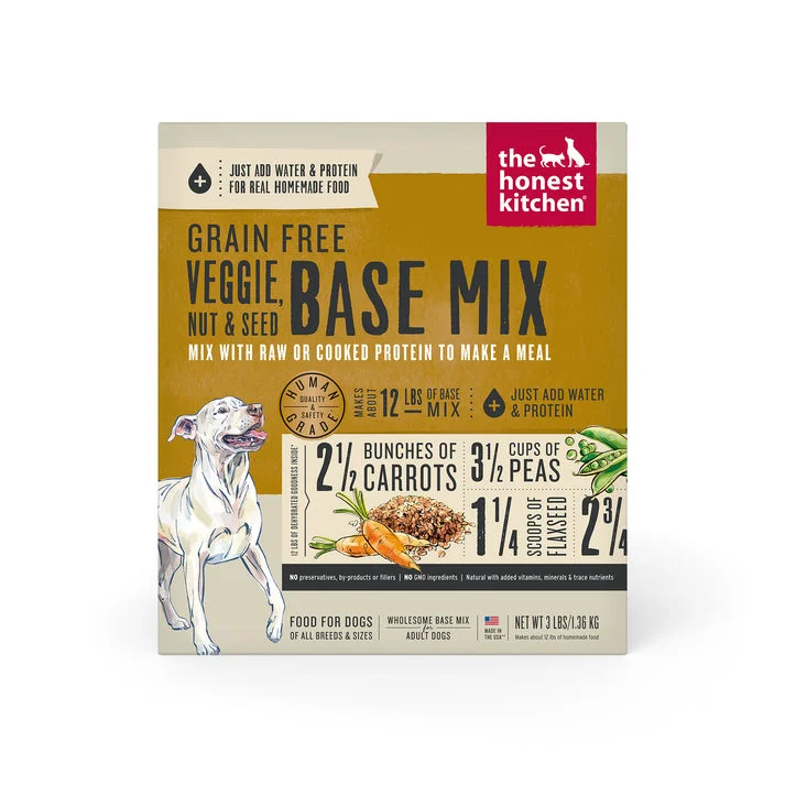 The Honest Kitchen Grain Free Veggie, Nut & Seed Base Mix Dehydrated Dog Food