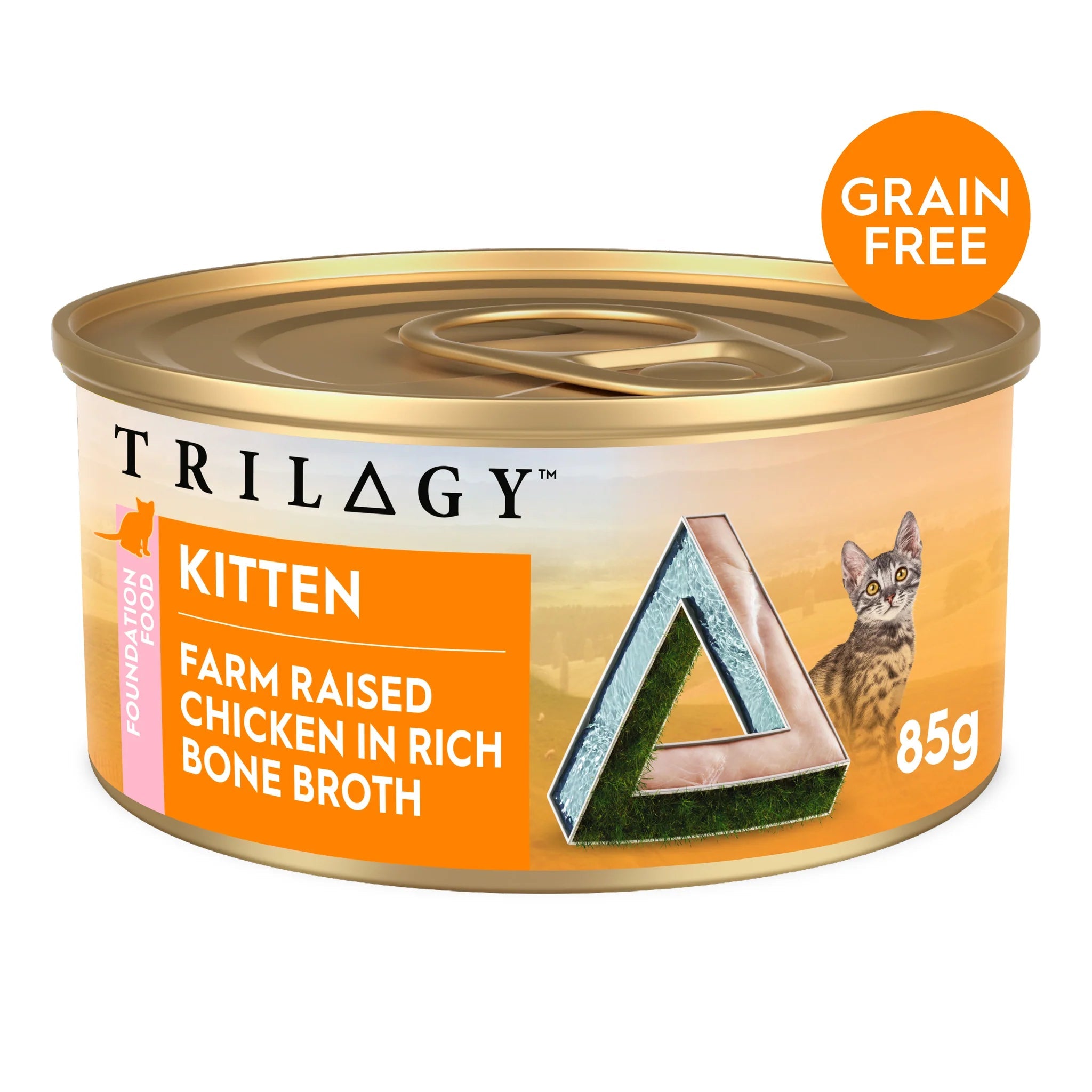 Trilogy Chicken in Bone Broth Kitten Wet Food 85g x 24***