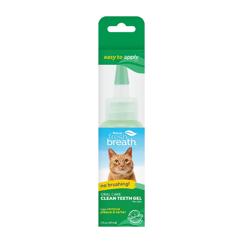 Tropiclean Fresh Breath Clean Teeth No Brushing Oral Care Gel For Cats