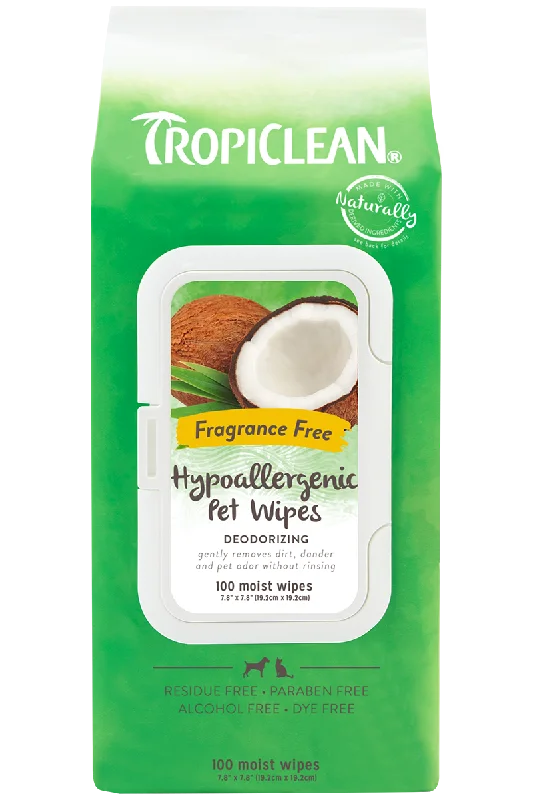 Tropiclean Coconut Hypoallergenic Pet Wipes