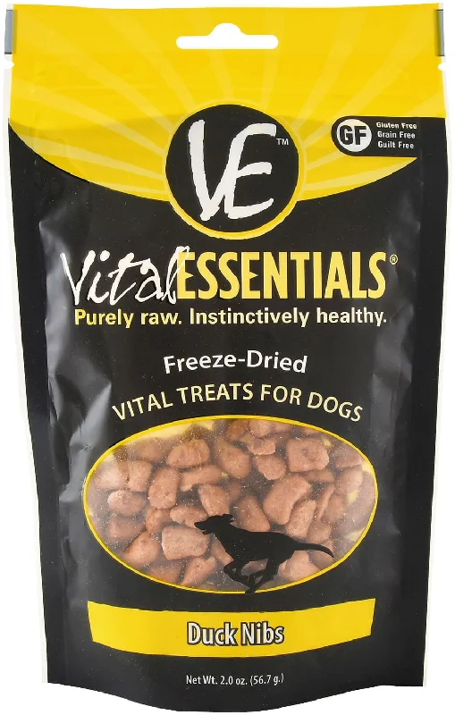 Vital Essentials Freeze-Dried Duck Nibs Dog Treats