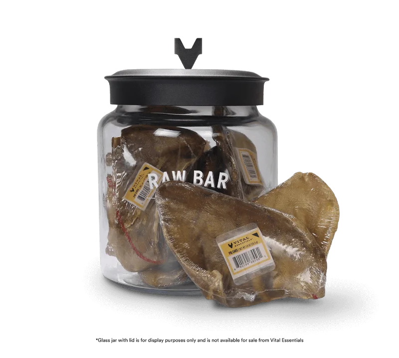 Vital Essentials Raw Bar Freeze-Dried Pig Ear Dog Treats