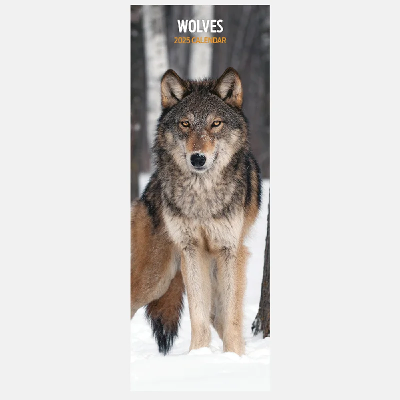 Wolves Slim Calendar 2025