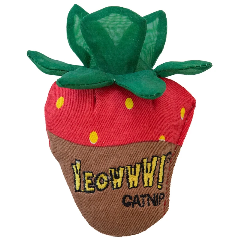 Yeowww! Chocolate Dipped Strawberry Catnip Cat Toy