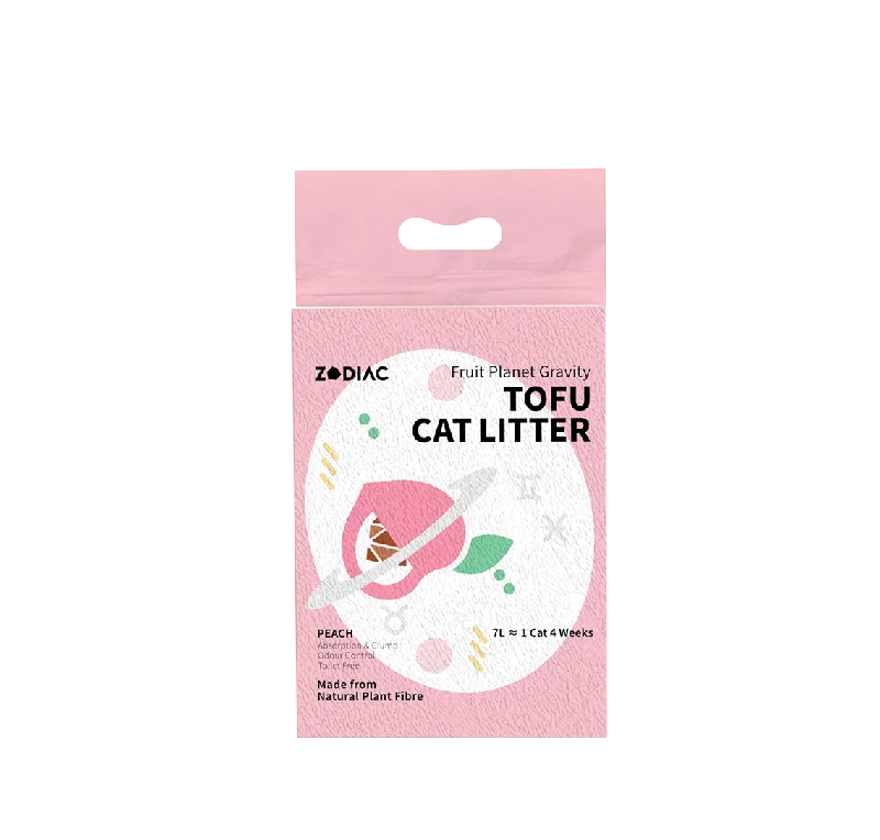 ZODIAC Fruity Tofu Peach Cat Litter 2.5kg